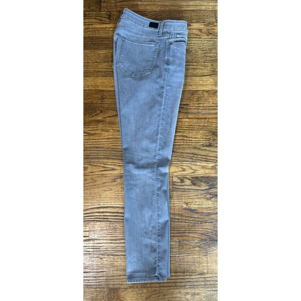 Paige Jeans Women W30X29‎ Gray Denim Skyline Ankle Peg Stretch Mid-Rise Pants - Picture 8 of 14